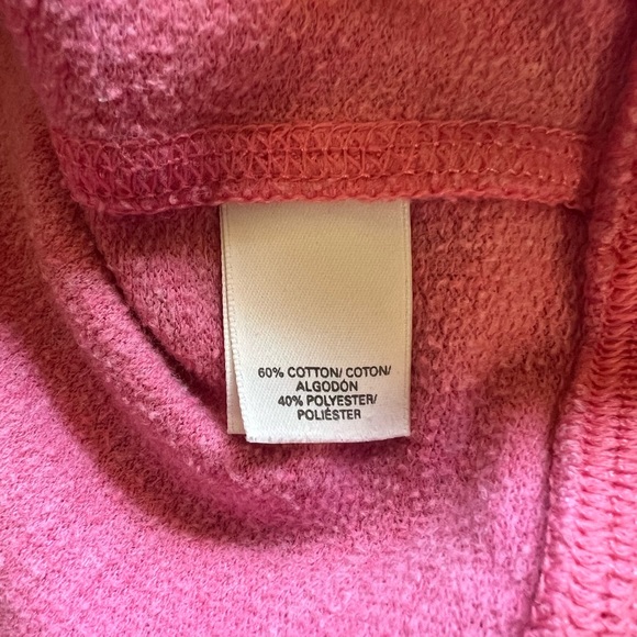 VICTORIA’S SECRET Wings Collection 1/4 Zip Pink Sweatshirt Size Small NY VS - Picture 11 of 13